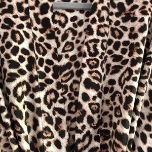 Victoria secret leopard kimono.